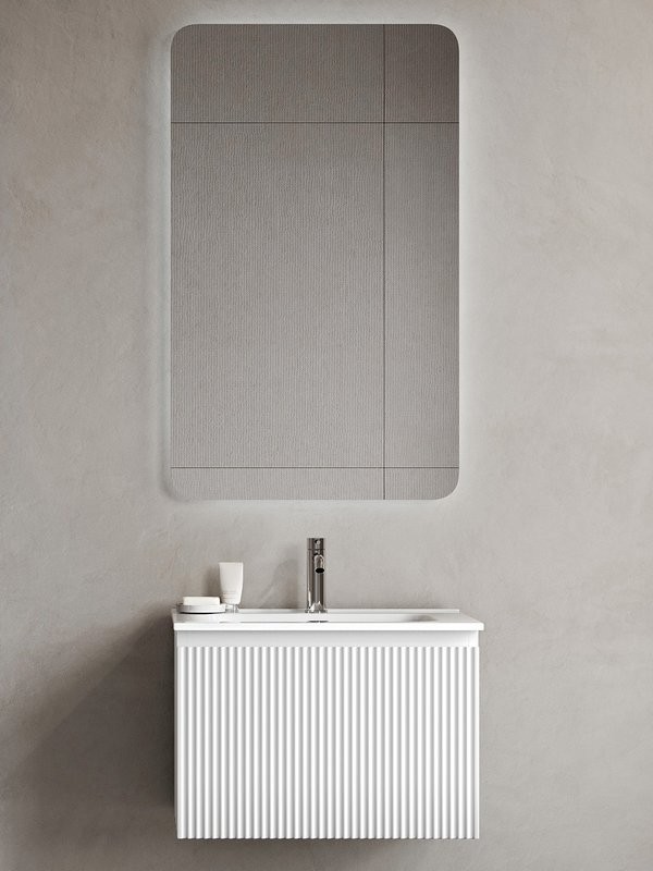 Тумба с раковиной Sancos Snob R 1.0 60 bianco