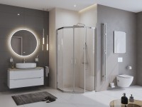 Душевой уголок BelBagno Uno -195 P 2 100 C Cr