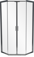Душевой уголок BelBagno Uno -195 P 2 100 C Cr