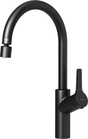 Смеситель для кухни Damixa Eclipse 310722300 с двухрежимным регулируемым аэратором, черный