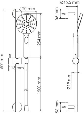 Душевой гарнитур Wasserkraft A144