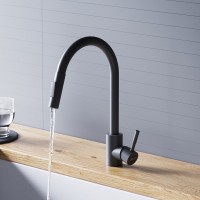 Комплект Мойка Florentina Липси 600 черная + Смеситель Dorff Logic D3007522 черный