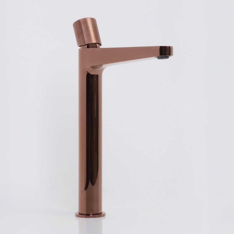 Смеситель для раковины Wasserkraft Paar 8803H розовое золото PVD