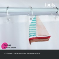Штора для ванной IDDIS Base BO01P18i11 180х200, белая