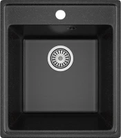Мойка кухонная Domaci Палермо PR-425-004 черная Мойка кухонная Domaci Палермо PR-425-004 черная