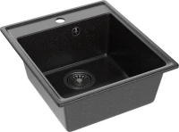 Мойка кухонная Domaci Палермо PR-425-004 черная Мойка кухонная Domaci Палермо PR-425-004 черная
