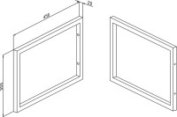 Столешница с раковиной ASB-Woodline Санди 80