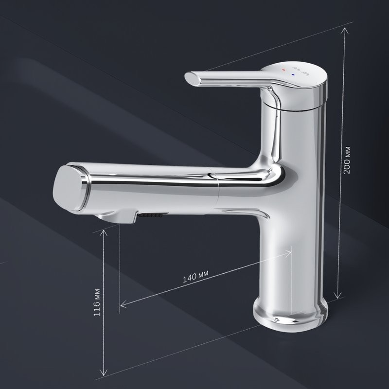 Смеситель для раковины AM.PM X-Joy S F85B02900 хром