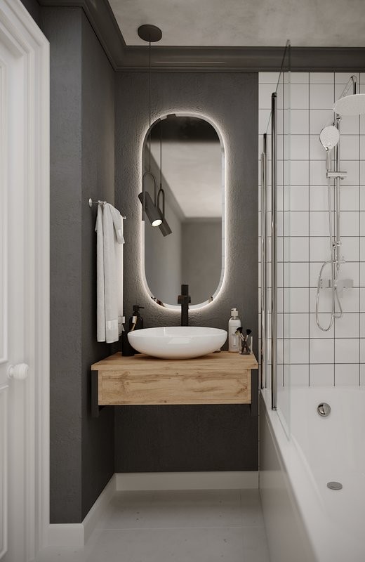 Тумба под раковину 1MarKa Grunge Loft 100 дуб вотан