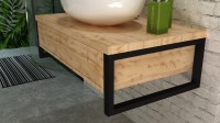 Тумба под раковину 1MarKa Grunge Loft 100 дуб вотан
