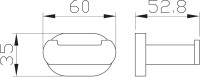 Крючок Wonzon & Woghand WW-8425 хром