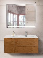 Тумба с раковиной BelBagno Etna R, 100 2 ящика, дверца, rovere nature