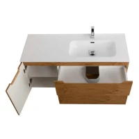 Тумба с раковиной BelBagno Etna R, 100 2 ящика, дверца, rovere nature