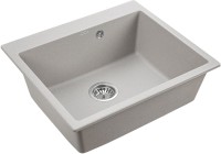 Комплект Мойка Paulmark Kante 60 PM106052-GR серый + Измельчитель Bone Crusher BC 610-AS
