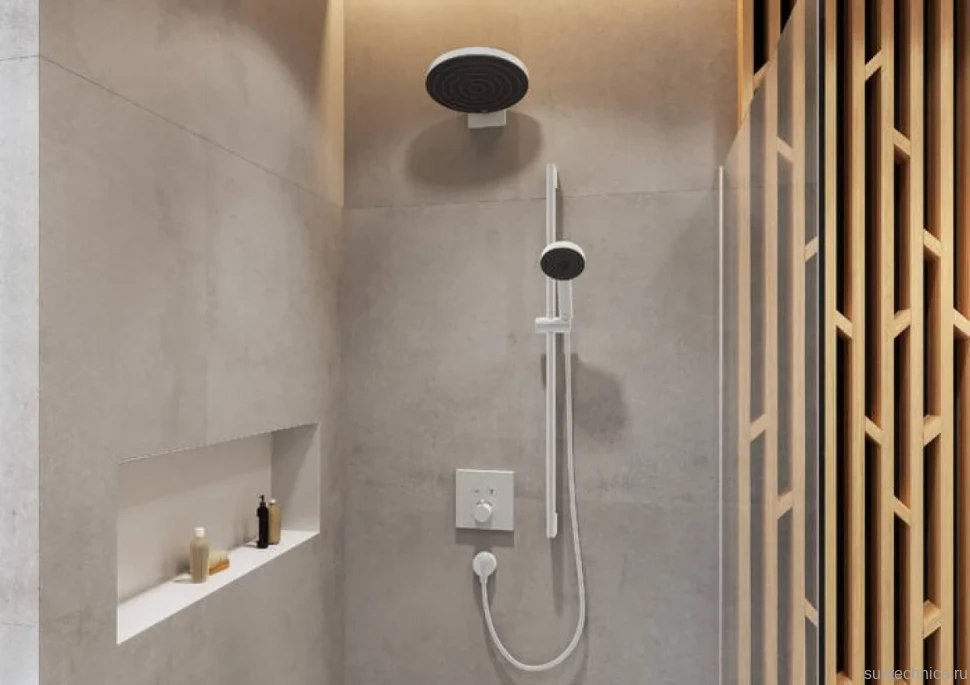 Кронштейн для верхнего душа Hansgrohe Pulsify 260 24149700 матовый белый