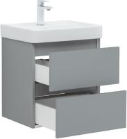 Тумба под раковину без столешницы Aquanet Вега 2.0 50 подвесная, мисти грин