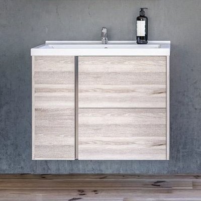 Тумба с раковиной AQUATON Стоун 80 сосна арлингтон