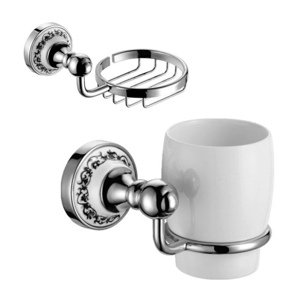 Набор Стакан Fixsen Bogema 78506 + Мыльница 78509