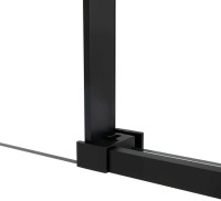 Душевой уголок Vincea Slim Soft VSR-1SS9011CLB 110x90, профиль черный, стекло прозрачное