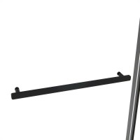 Душевой уголок Vincea Slim Soft VSR-1SS9011CLB 110x90, профиль черный, стекло прозрачное