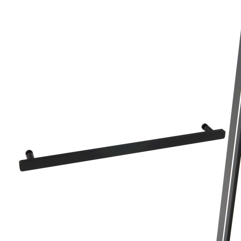 Душевой уголок Vincea Slim Soft VSR-1SS9011CLB 110x90, профиль черный, стекло прозрачное