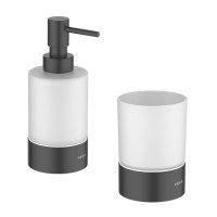 Набор Стакан AQUATEK Лира AQ4428MB + Дозатор AQ4429MB Набор Стакан AQUATEK Лира AQ4428MB + Дозатор AQ4429MB