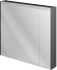 Зеркало-шкаф STWORKI Кронборг 90 см , навесной , в стиле лофт , черная , левый , прямоугольный