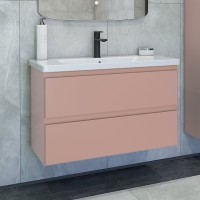 Тумба под раковину без столешницы Caprigo Forte 90 подвесная, пудра