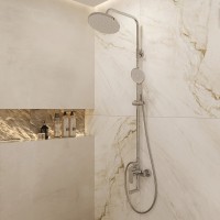 Душевая стойка BOND Circle B01-9100 хром