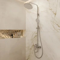Душевая стойка BOND Circle B01-9100 хром