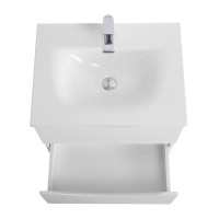 Тумба с раковиной BelBagno Marino-cer-n 70 подвесная, bianco opaco