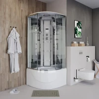 Душевая кабина Niagara Ultra NG-708-01 90х90, с высоким поддоном