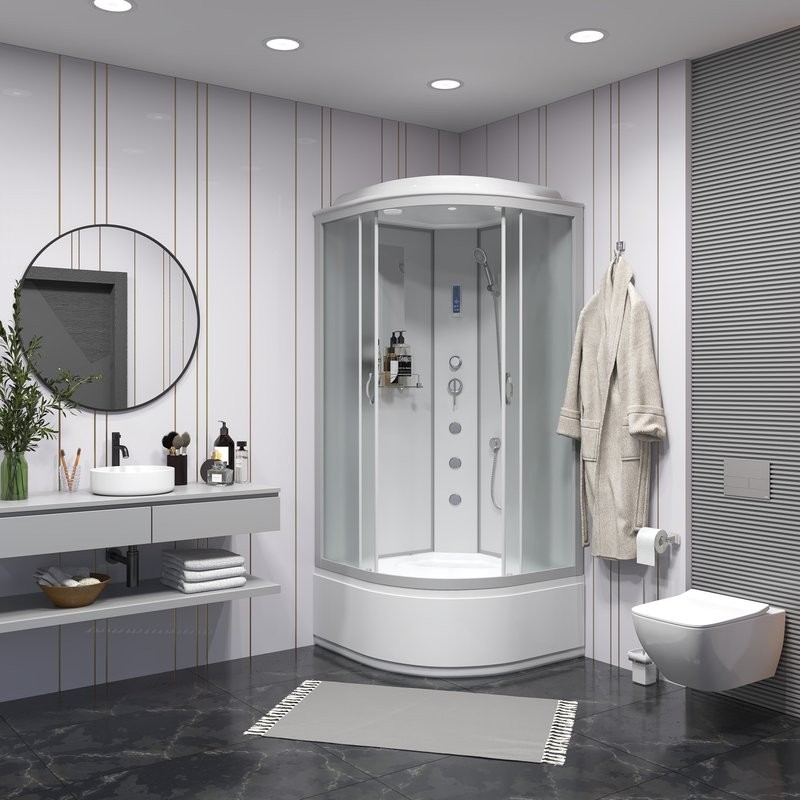 Душевая кабина Niagara Classic NG-2308-14F 90x90 см, с гидромассажем и пультом управления