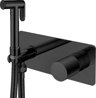 Гигиенический душ Boheme Stick 127-BB.2 со смесителем, С ВНУТРЕННЕЙ ЧАСТЬЮ, black, touch black