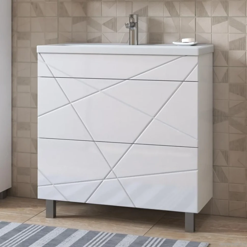 Тумба под раковину Vigo Geometry 70 белая