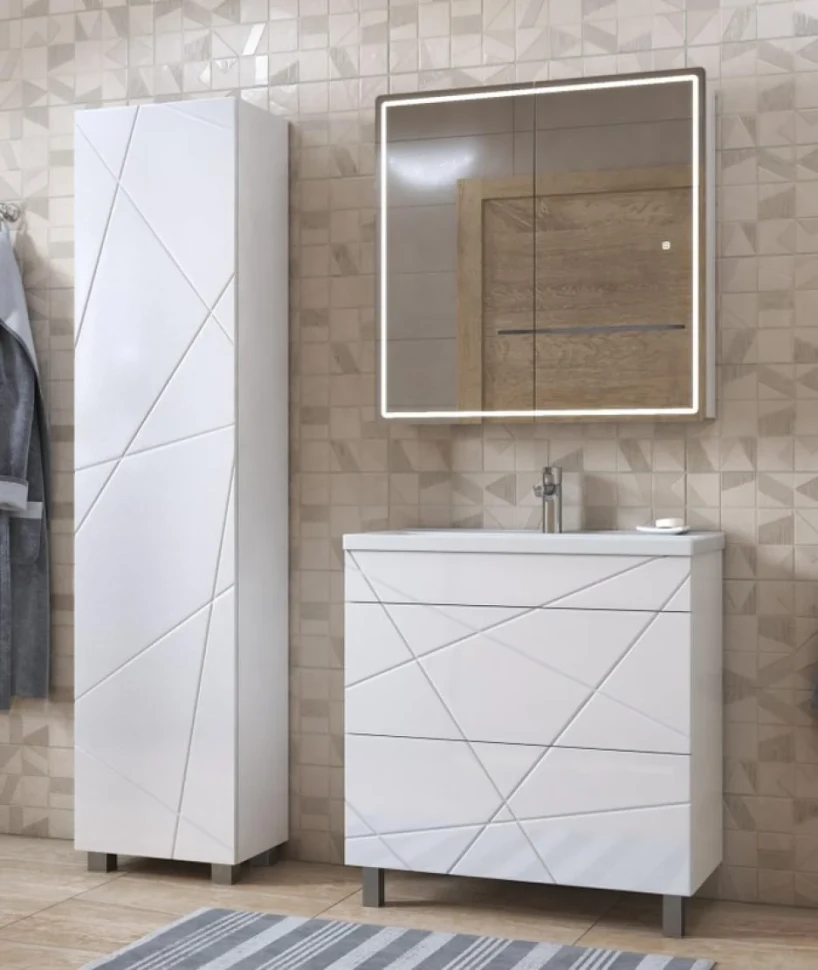 Тумба под раковину Vigo Geometry 70 белая