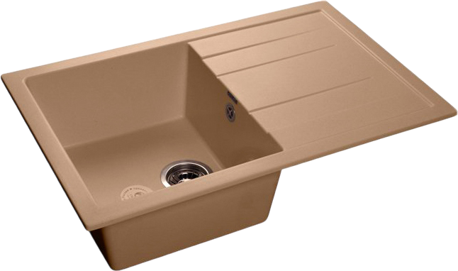 Комплект Мойка GranFest Quadro GF-Q780L топаз + Смеситель MEGA Ege MG-PL10 хром