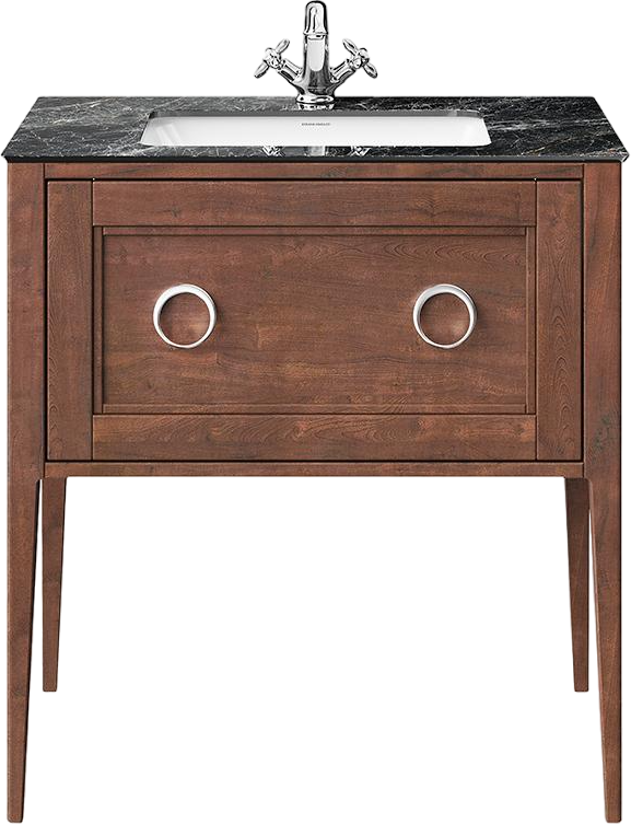 Тумба под раковину KERAMA MARAZZI Plaza Classic Neo 80 напольная, орех