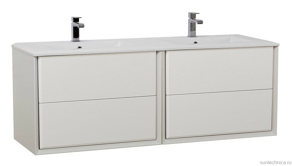 Мебельная раковина Cezares Bellagio 50215 141 см, bianco opaco