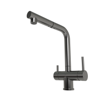 Смеситель для кухни Emar Steel ЕСВ 7017 dark