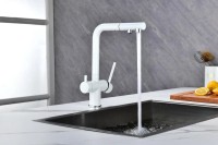 Смеситель для кухни Paulmark Serpentine Se213222-431 белый
