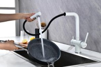 Смеситель для кухни Paulmark Serpentine Se213222-431 белый
