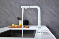 Смеситель для кухни Paulmark Serpentine Se213222-431 белый