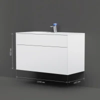 Тумба под раковину без столешницы AM.PM Inspire V2.0 100 белый матовый Тумба под раковину без столешницы AM.PM Inspire V2.0 100 белый матовый