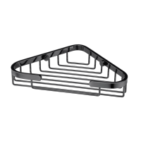 Полка Wasserkraft Glan K-733POLISHED BLACK угловая, черный глянец