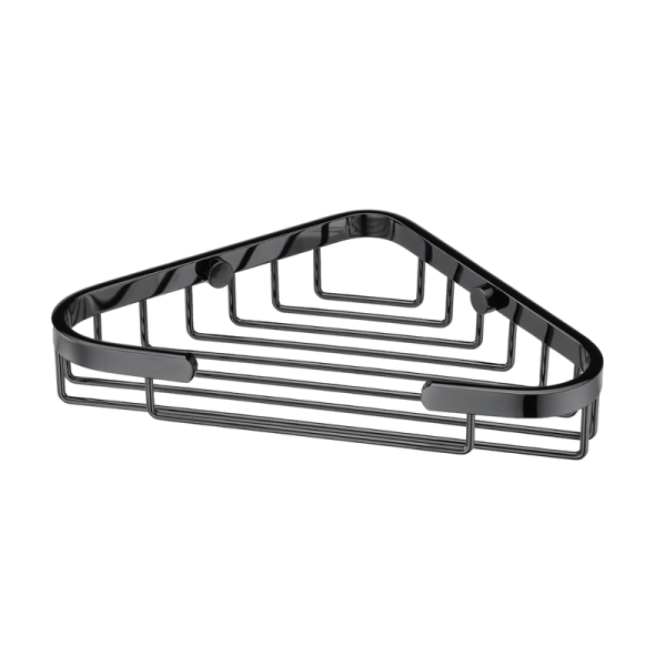 Полка Wasserkraft Glan K-733POLISHED BLACK угловая, черный глянец