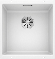 Комплект Мойка Blanco Subline 400-U белая + Смеситель Ambis-S 523119