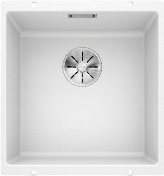 Комплект Мойка Blanco Subline 400-U белая + Смеситель Ambis-S 523119