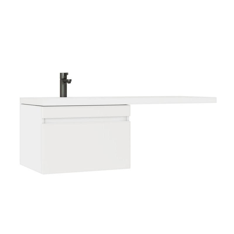 Тумба под раковину без столешницы Vigo Urban 60 1 ящик, под стиральную машину, белая