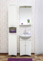 Зеркало Sanflor Софи С02650, 50 с полкой (уценка: скол на задней части)